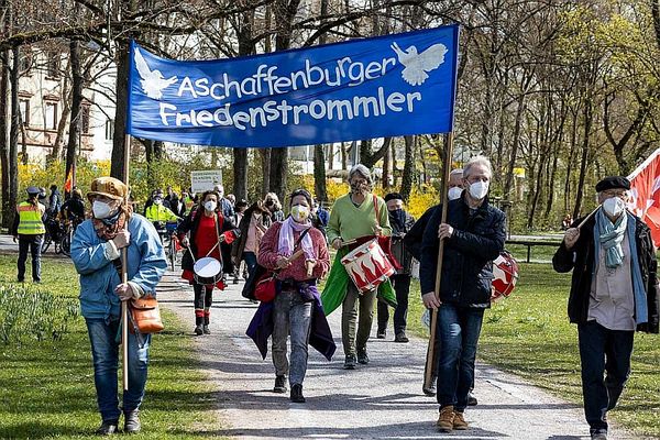 Ostermarsch Aschaffenburg 2021 - Foto H. Kreutz