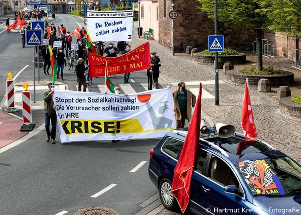 Demozug 1. Mai 2021 Aschaffenburg